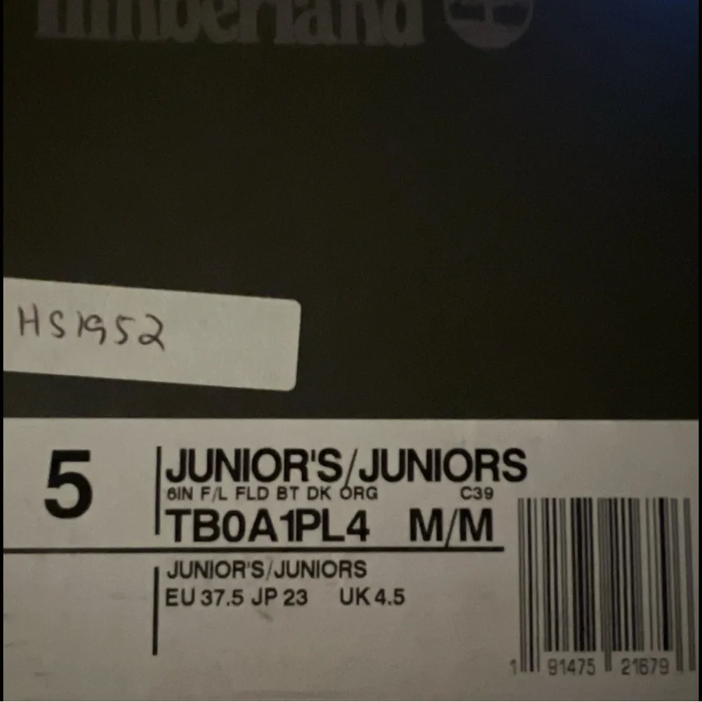 TIMBERLAND 6 IN L/F FLD BT YOUTH’S - NB‎ DK ORG | NEW/NIB!!🤎🤎